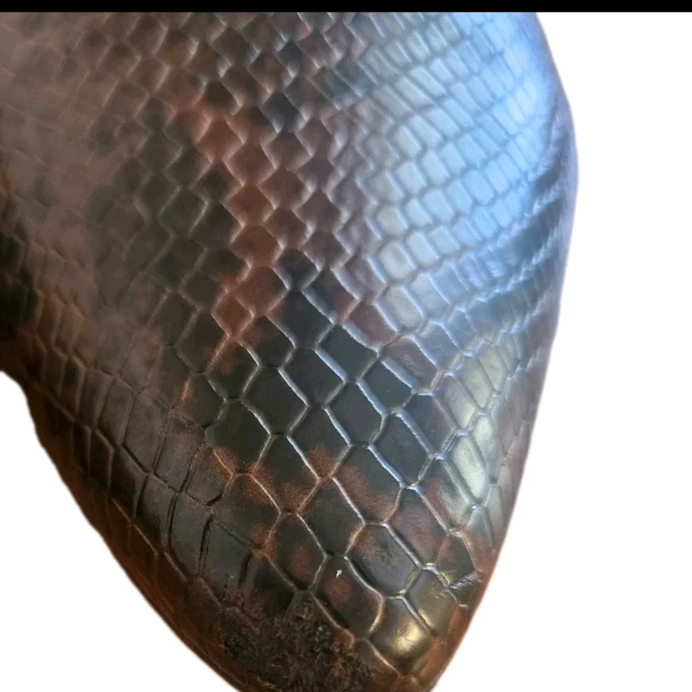 Naturalizer Florencia Mary Jane Pointed Toe Pump Lizard Print Women's Size 10 - Picture 7 of 9